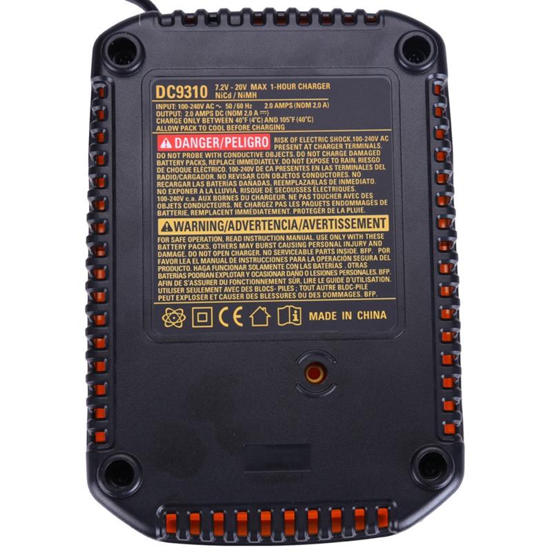 18V XRP Battery Charger EU Plug For 7.2V-18V NiCd NiMh Battery DC9096 DC9098 DW9099 DW9072 DW9057 DW9091