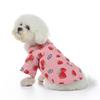 Pet Dog Shirt Casual Fruit Print Button Front Top Medium Large Breeds