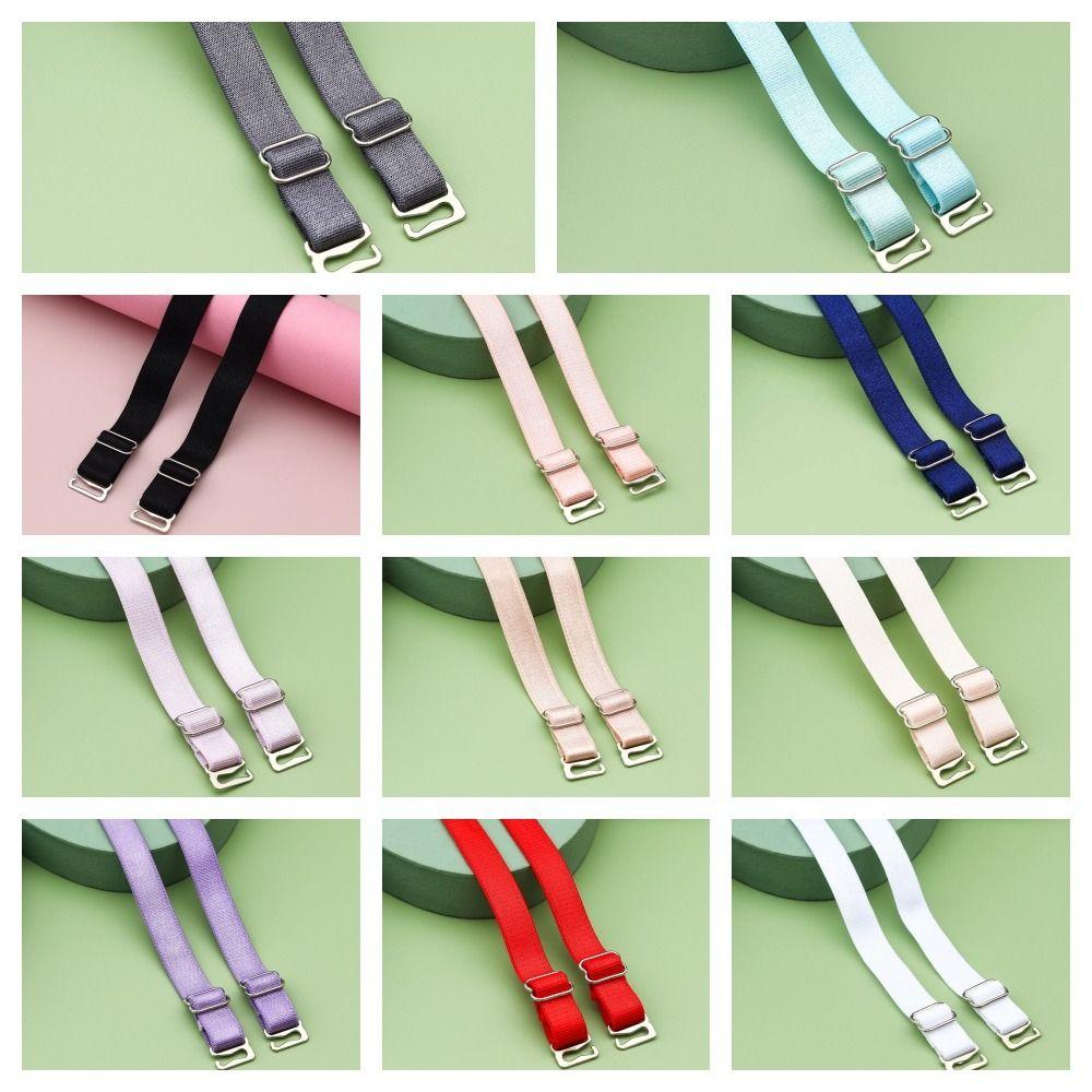 Double-Shoulder Stainless Steel Bra Straps Adjustable Underwear Shoulder Strap  Women