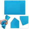 Silicone Work Mat Heat Resistant Anti-Static Magnetic Mat For Electronic Phone Laptop Watch Repair