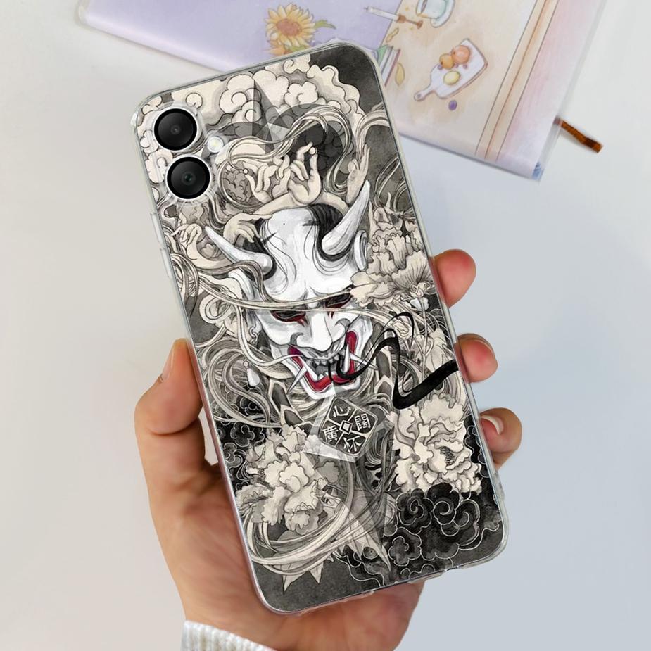 Für Samsung Galaxy A06 4G Hülle SM-A065F Neue Mode Bemalte Abdeckung Klare Silikon Weiche TPU Handyhülle Für Samsung A06 A 06 Fundas