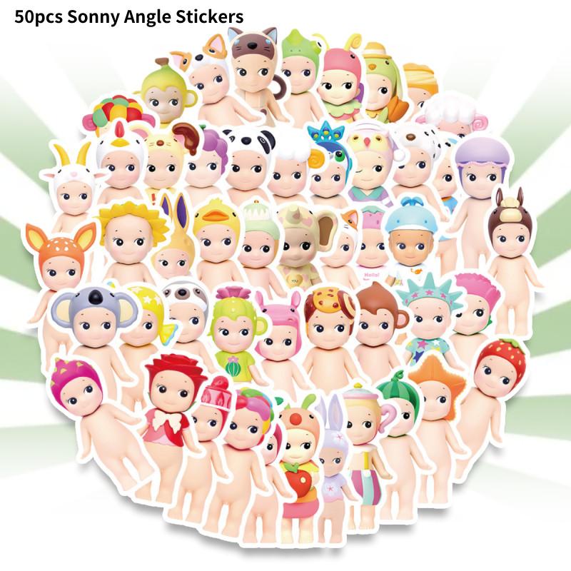Waterproof Sonny Angle Cute Stickers For Kids 50 Pack Diy Craft And Decoration
