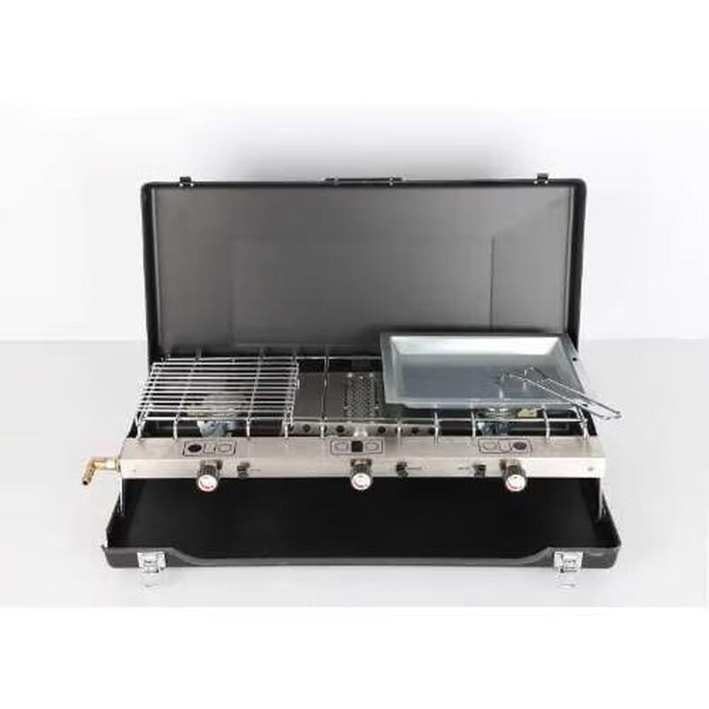 OEING Portable Folding Camping Stove & BBQ Grill 565x300x80mm