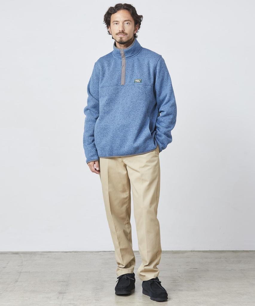 Sweater Fleece Pullover US Fit Regular S Size Bright Navy Blue 0QUC321002 L.L.Bean Men's L.L.Bean