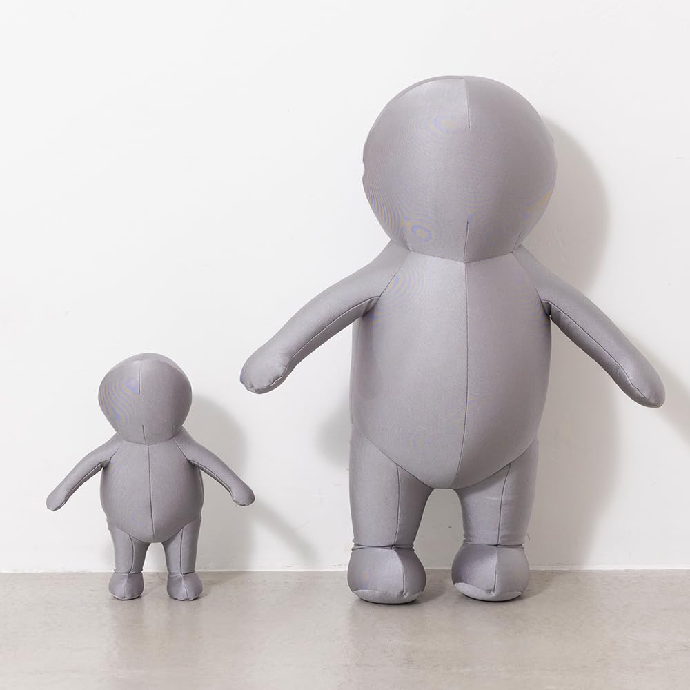 Flex Sales Happy Human Bead Cushion, Medium, Gray, HPH-60