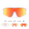 KINGSEVEN UV400 Sports Sunglasses Men Cycling Running MTB Eyewear Red Photochromic Protective Glasses Outdoor Bicycle Goggles