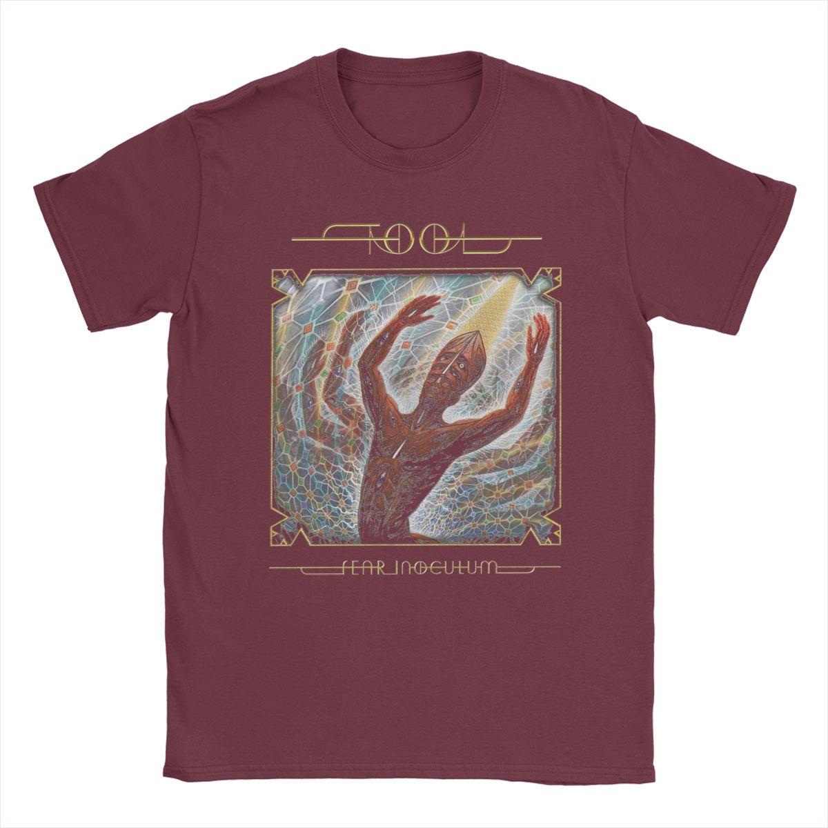 

Мужская футболка с инструментами и ремешком из чистого хлопка, винтажная футболка с коротким рукавом и круглым вырезом, футболки для вечеринок XXXXXL бордовый