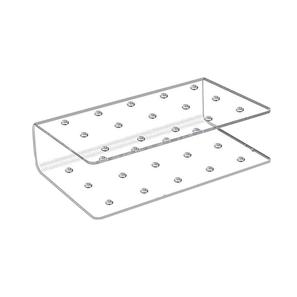 2 Pieces Clear Acrylic Stand Display Holder 15 Hole for Baby Shower Anniversary Wedding