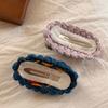 Sweet Cute Women Universal Wool Crochet Cartoon Fruit Hair Clip Winter Bangs Side Broken Hair Clip Festival Gifts Hair Accessory