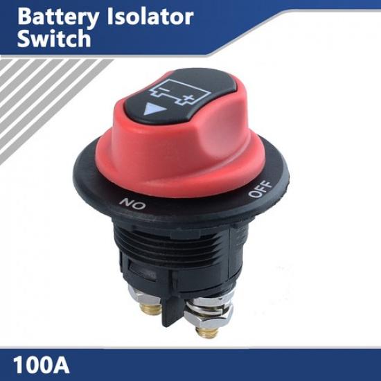 

100A Battery Isolator Disconnect Cut Off Power Kill Switch For Boat Car RV ATV