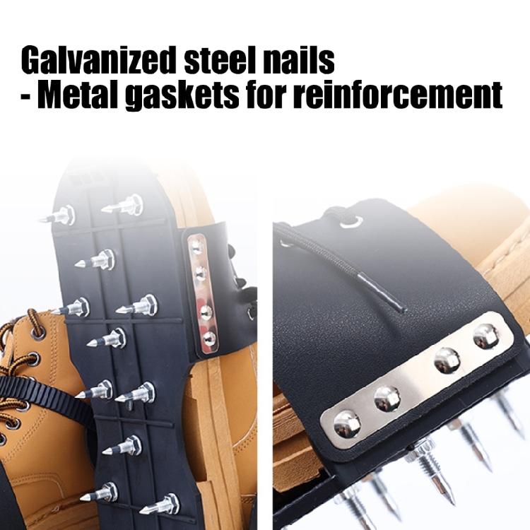 No Heavy Equipment Needed Aerating Shoes For Healthier Greener Grass Epoxy Floors 13 Nylon Spikes Effortlessly Aeration