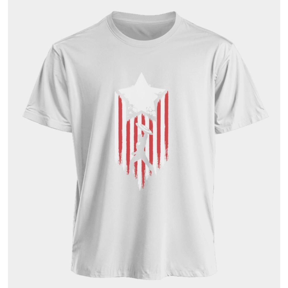 men's and women's T-shirts Captain America Summer Spring and Autumn new classic oversized sporty punk short-sleeved