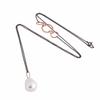 Mezmic [Fairy Collection] 14K Gold Freshwater Pearl Long Necklace