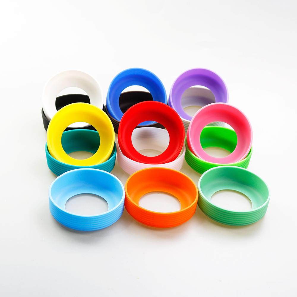 SW 16 Cores 7.0CM Tampa de Fundo de Silicone Rosqueada para Copo Montanha-russa Manga Tampa de Copo Bainha 70MM Resistente ao Desgaste Estojo para Copo Suporte para Copo