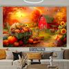 2D plane 1 banner for autumn harvest party suitable for home garden celebrations weddings and baby showers