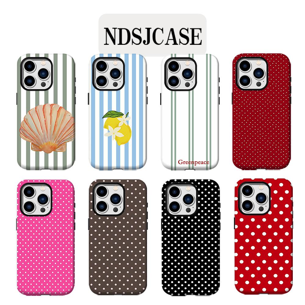 Luxury Oil Painting of Scallops Phone Case for iPhone 17 16 15 14 13 12 11 X XS Air Pro Max Plus Luxury Double-layer Back Cover