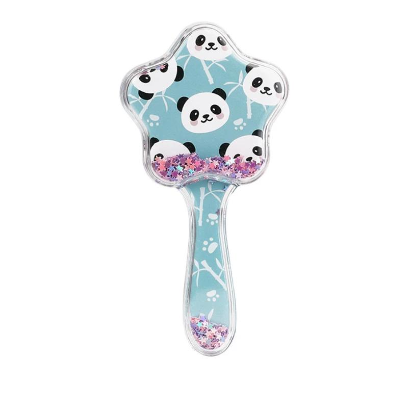 Cartoon Magic Comb Anti-static Massage Scalp Brush Hair Brushes Shower Massage Hairbrush Comb Sparkling Powder Comb
