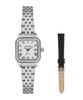 [GEIGER] GEIGER Women's Octagon Diamond Metal Watch GE1260WS