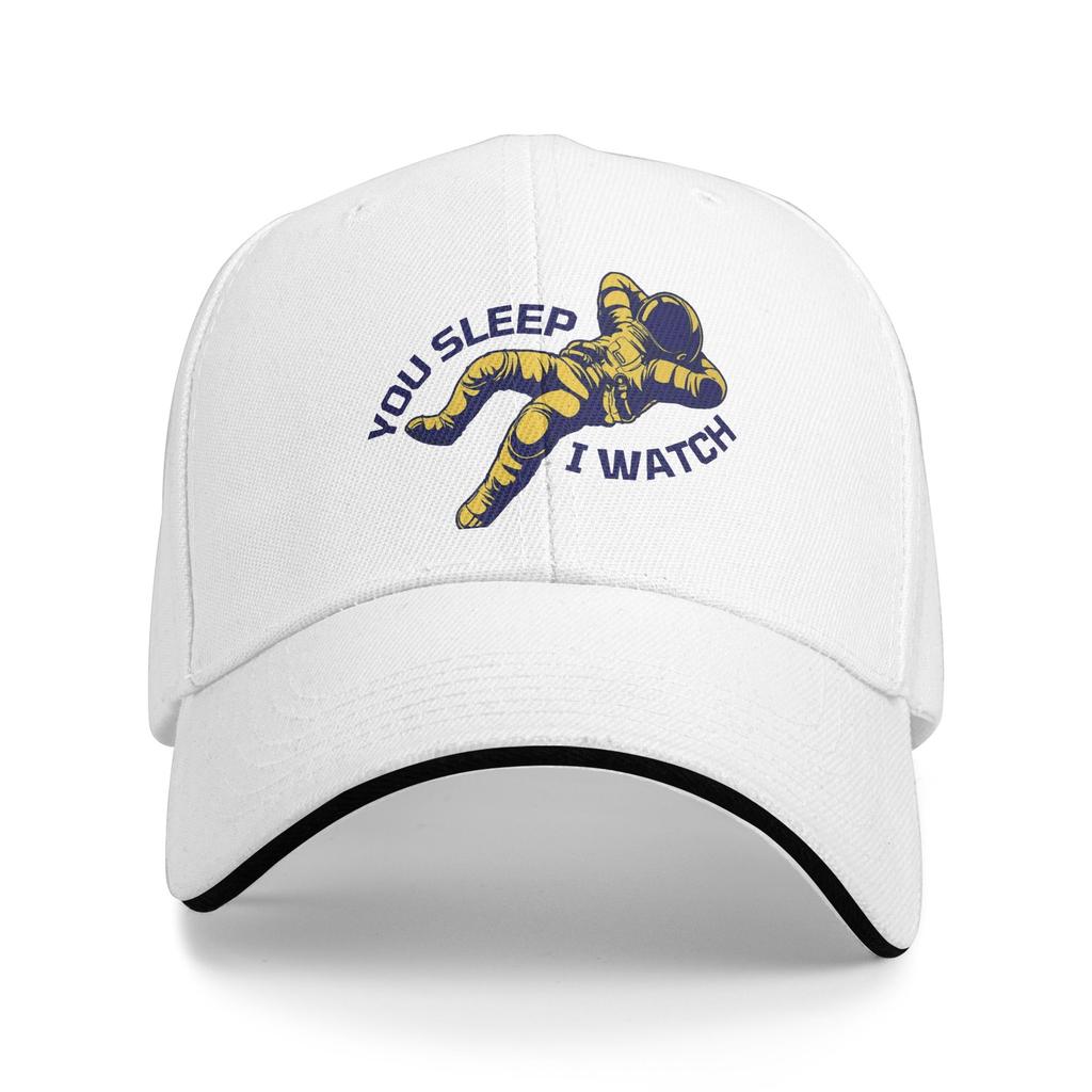 You Sleep I Watch Project Hail Mary Baseball Caps Casual  Sandwich Hats for Men Women Adjustable Headwear Outdoor