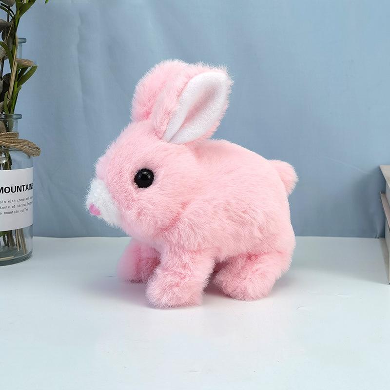 

Children Puzzle Electronic Toys Electric Stuffed Rabbit Walk Bark Nod Birthday Parties Holiday Gifts Room Decoration