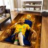 Neymar Carpet Rug for Living Room Bedroom Home Sofa Decoration,Kids play Non-slip Floor Mat