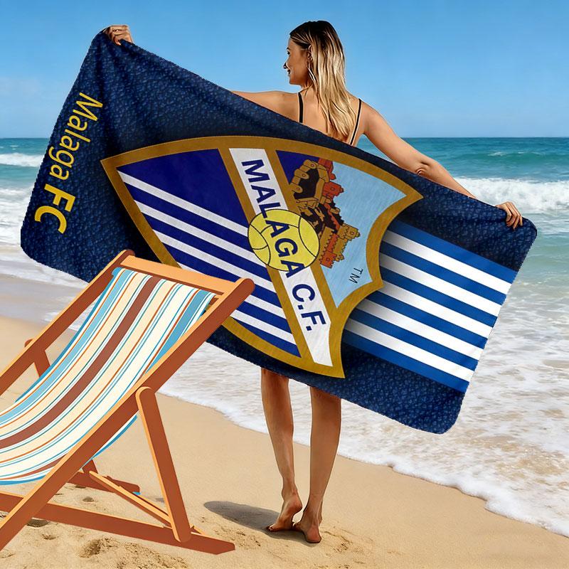 Málaga logo Beach Towel, Large Soft Quick Dry Towel for Beach Camping Swimming