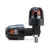 Motorcycle Scootor LED Handlebar End Turn Signal Corner Light DC12V Flasher Handle Grip Blinker Side Marker Hand Lamp 2x