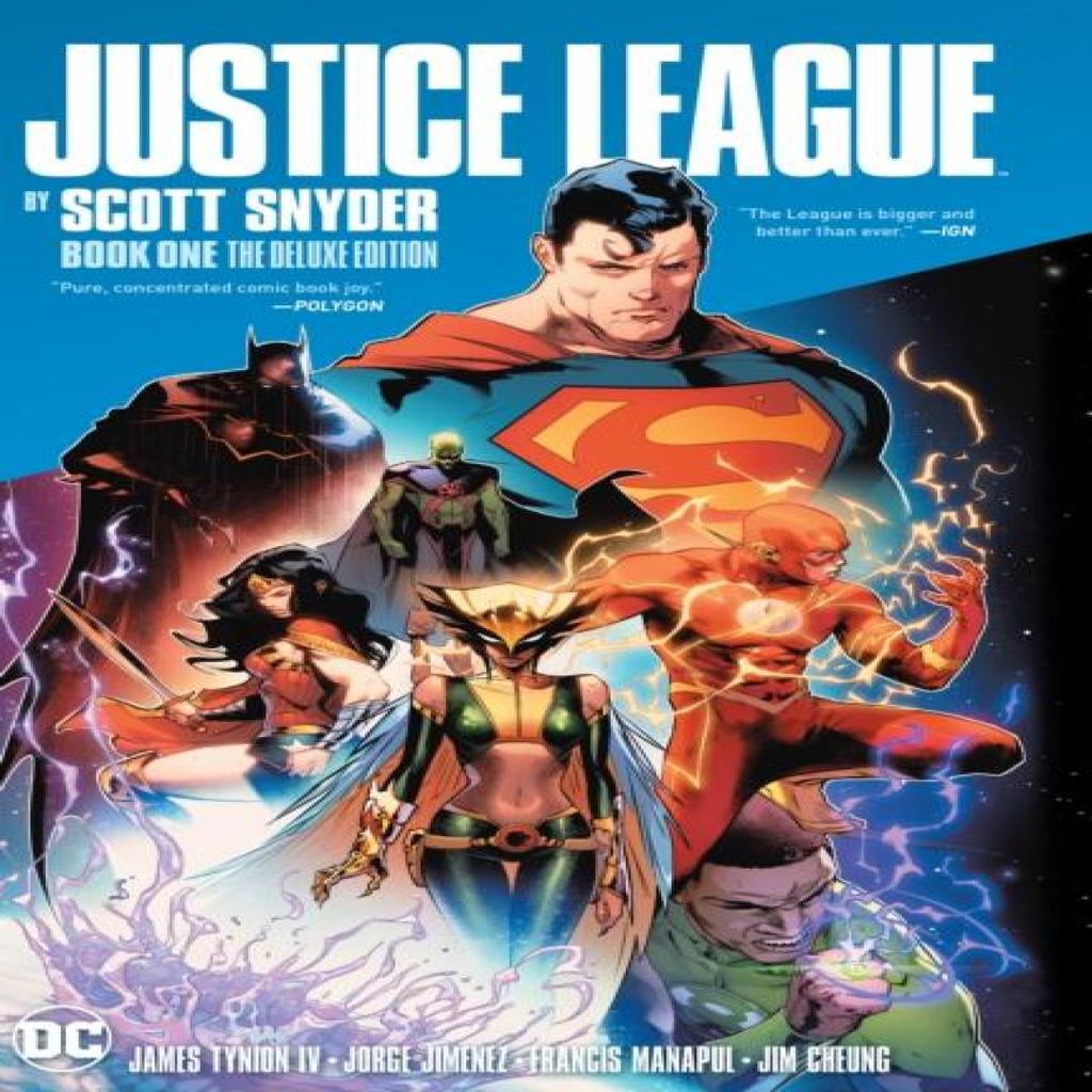 Justice League by Scott Snyder Book One Deluxe Edition by Jim Cheung Hardback Book 9781401295219