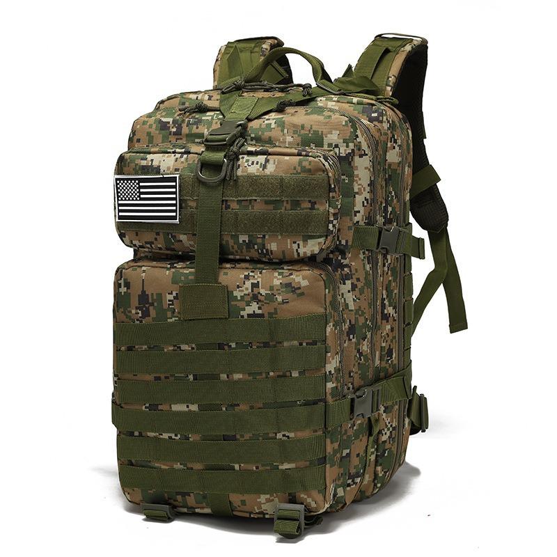 Camouflage Tactical Mesh Backpack for Outdoor Activities - Ideal for Hiking, Camping, and Cycling