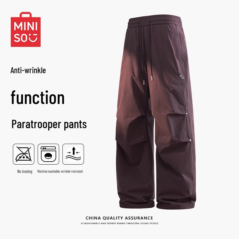 

MINISO Men s Straight-Leg Cargo Pants XL