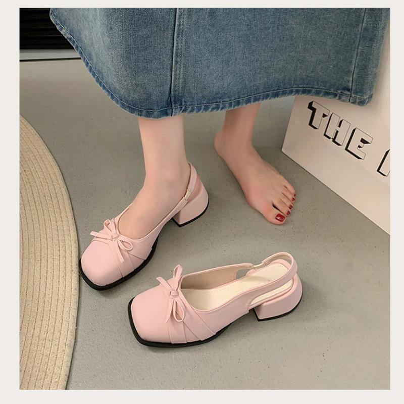 Women's Shoes with Thick Heels New High-heeled Sandals