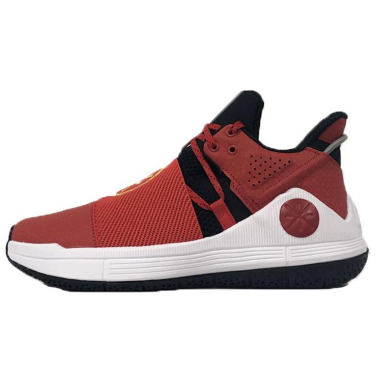 New LINING WADE SHADOW Men's Basketball Court Sneakers |   Red ABPQ007-1