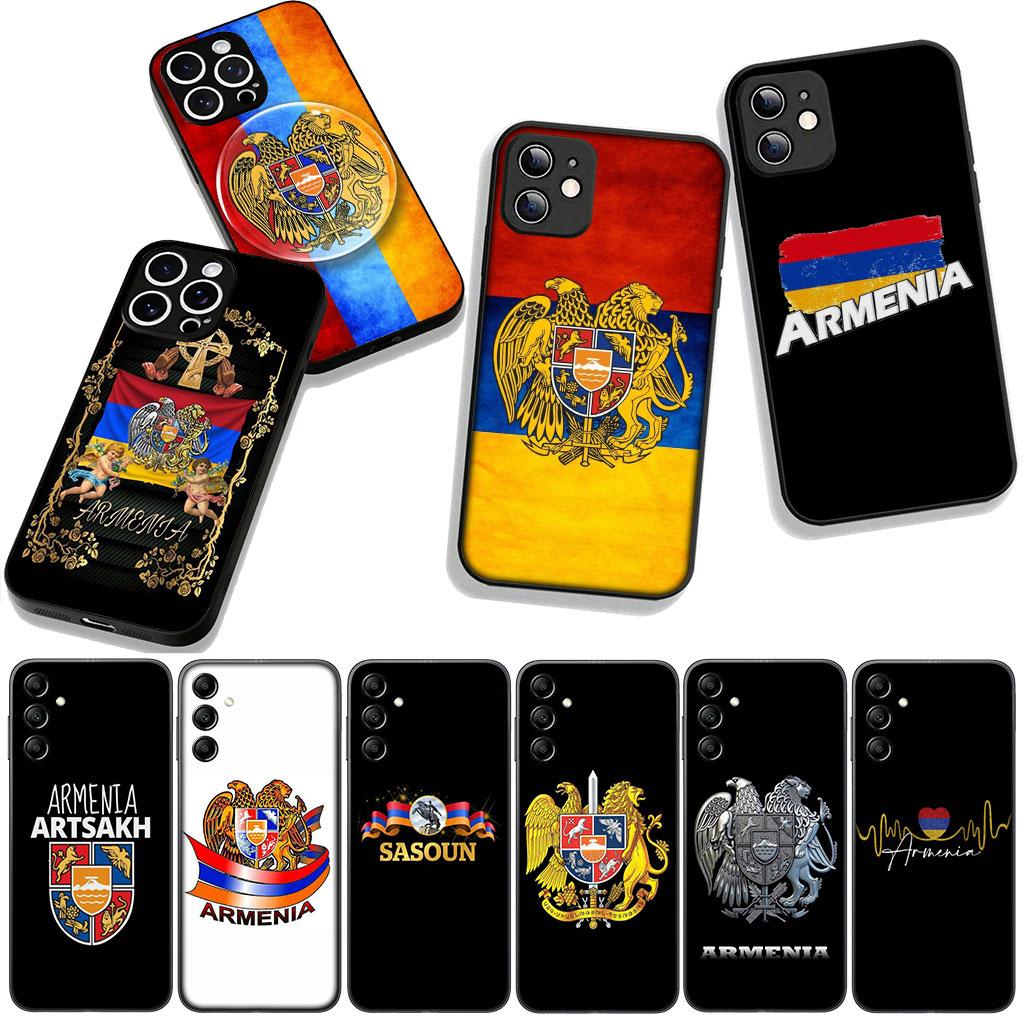 Cover for Samsung Galaxy A25 A37 A57 A12 A14 A31 A41 A50 A51 A70 A71 A72 A21S A04 M15 Note 20 9 8 10 Case Flag Armenia Armenians