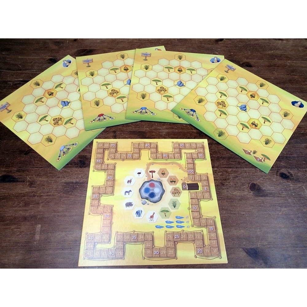 HobbyJAPAN Savannah Park Board Game Japanese Edition For 1-4 Players 20-40 Minutes Age 8+