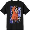 Dragon Ball Super Goku Kanji Text Men's Black Short Sleeve Tee