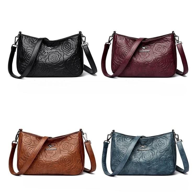 Embossed armpit bag women's shoulder messenger bag