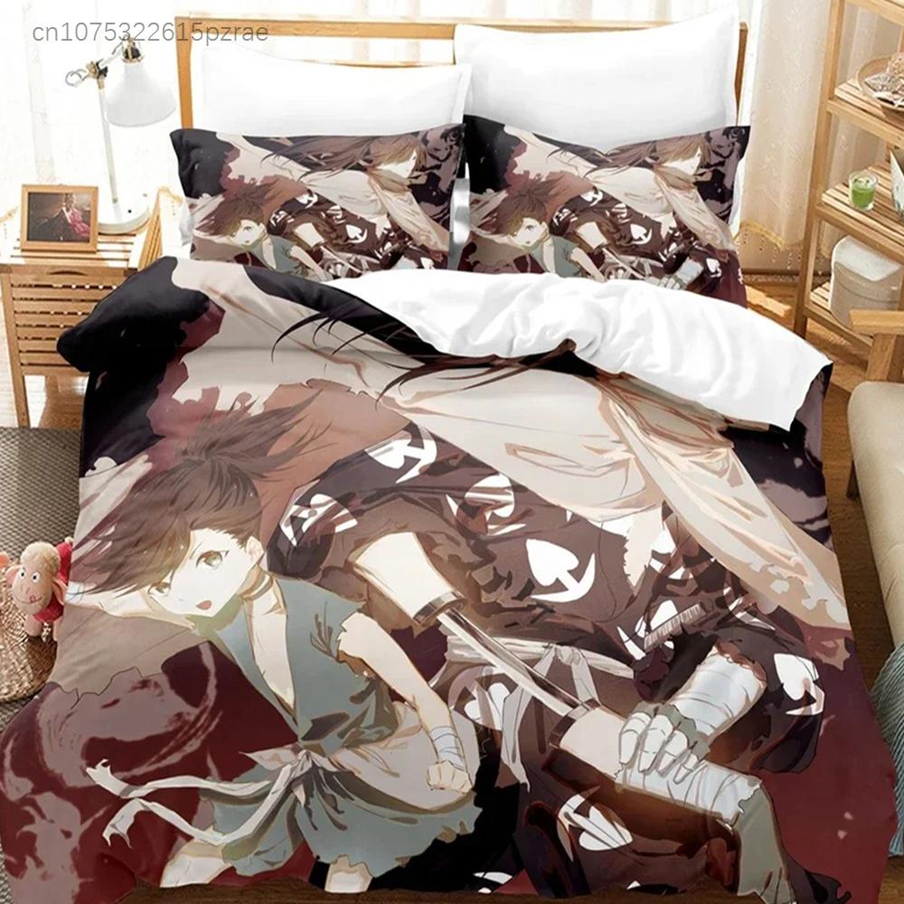3D-Druck Anime Dororo Bettwäsche Set Jungen Mädchen Twin Queen Size Bettbezug Kissenbezug Bett Kinder Erwachsene Mode Home Textileextile