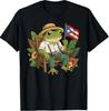 Coqui Frosch Puerto Rico Flagge Taino Boricua Hispano Palme T-Shirt