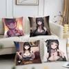 D Killer Wife Animiertes Spiel Nikke Göttin des Sieges Kissenbezug Quadratisches Kissen Schlafzimmer Sofa Auto Wohnzimmer Heimdekoration 40X40