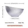 High-Value Gold Rim Glass Salad Bowl - Light Luxury Large Fruit Plate with Elevated Slanted Mouth Design.