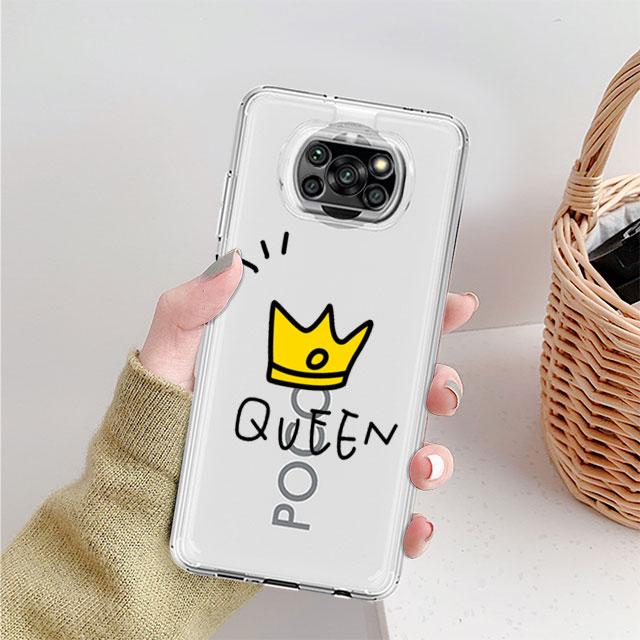 

Прозрачный чехол для Xiaomi Mi Poco X3 NFC M3 Pro F3 F1 11 Lite 12 Redmi Note 10 9S 8 7 9, мягкий чехол для телефона с цветами и сердцем Xiaomi Poco X3 NFC