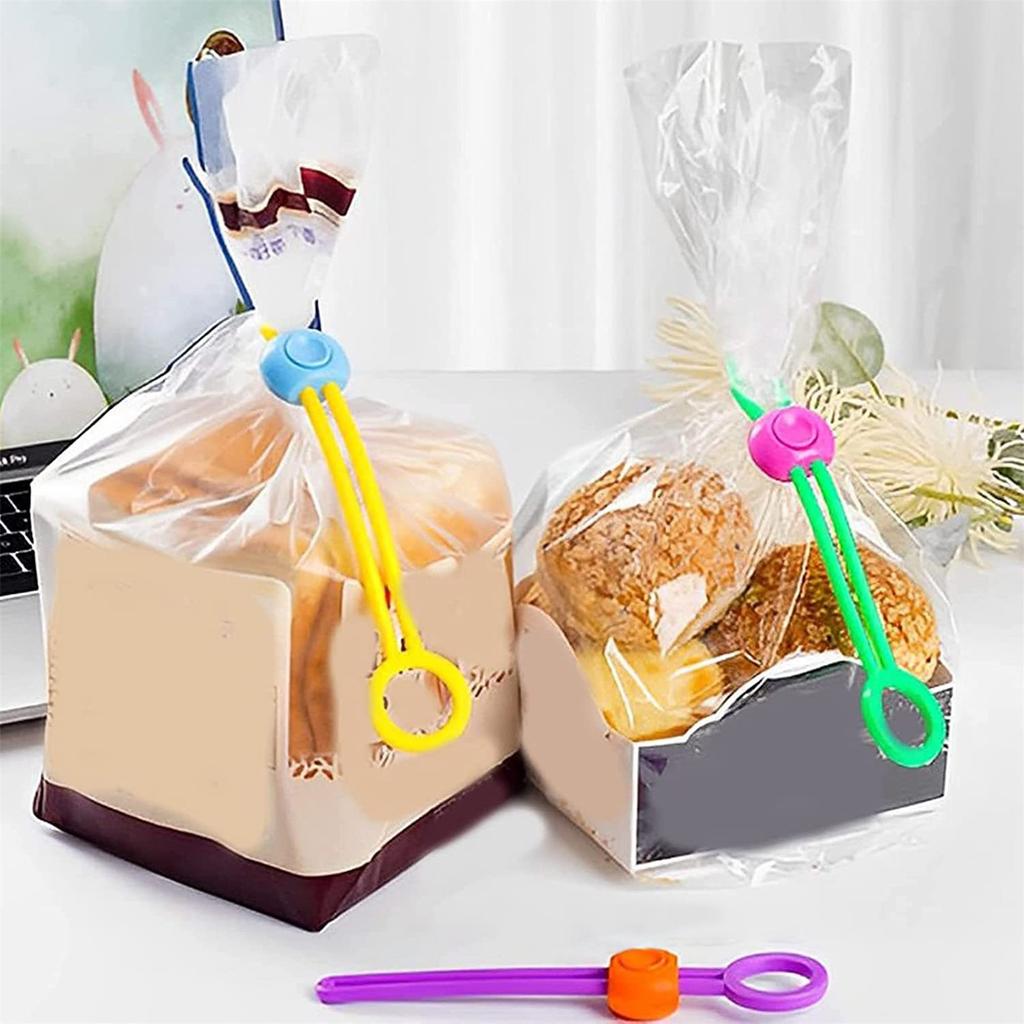 Colorful Silicone Sealing Pull Buckle Multi-functional Sealing Clip Kitchen Food Preservation Multi-purpose Sealer