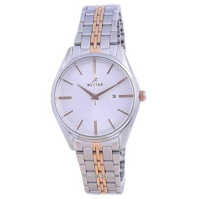 Orologio da donna al quarzo 40210 SPN 607 in acciaio inossidabile bicolore con quadrante argentato