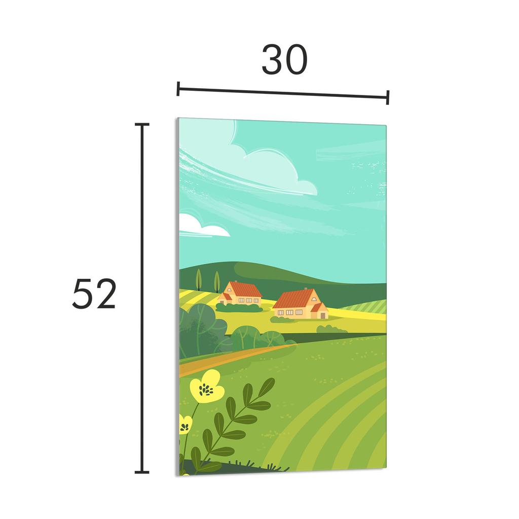 SZKLANA DESKA DO KROJENIA 30x52 Wieś