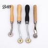 Fabric Tailoring Tools Wooden Handle Sewing Tracing Wheel, 2/3mm Needle Point Wheel for Pattern Making Tool Craft Patterns, Faux Leather Projects,