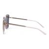 Gucci Metal Large Frame Laser Personality GG Print Sunglasses Square Unisex Sunglasses GG0802S-004