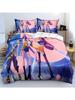 Comforter Anime Bed Sheet Demon-Hunters Huntrix Bedding Set Single Twin Full Queen King Size Bedclothes Room