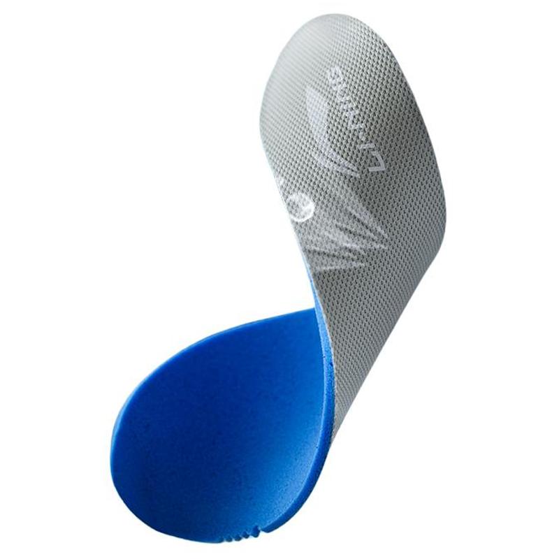 Li Ning Shock Absorbing Breathable Sweat Absorbing Soft Rebound Polyurethane Insole Unisex Insoles Gray Blue AQAM055