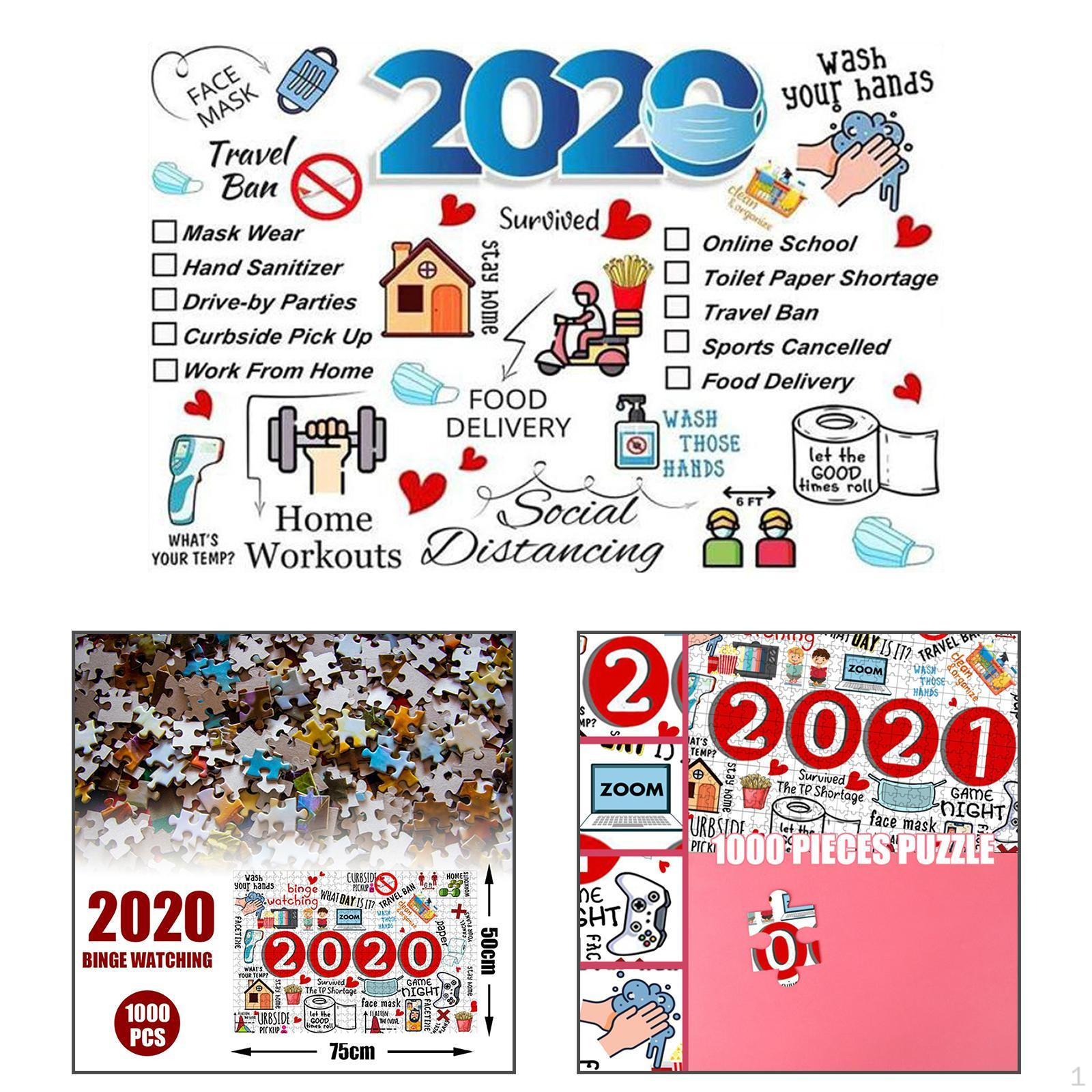 

1000 Pieces Large Interesting Toys 2020 Jigsaw Puzzle for Kids Christmas Year Gift Style1