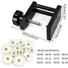 Watch Press Set, Watch Bottom Cover Tool With 12 Dies(18-50mm), Screw Type Capping Machine Manually Rotating Cover Tool, Watch Repair Tool Kit